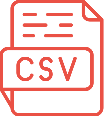 CSVファイルのイメージ